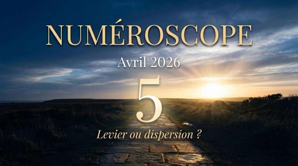 Numéroscope Avril 2026 en numérologie : mois universel 5, mouvement, liberté et discernement